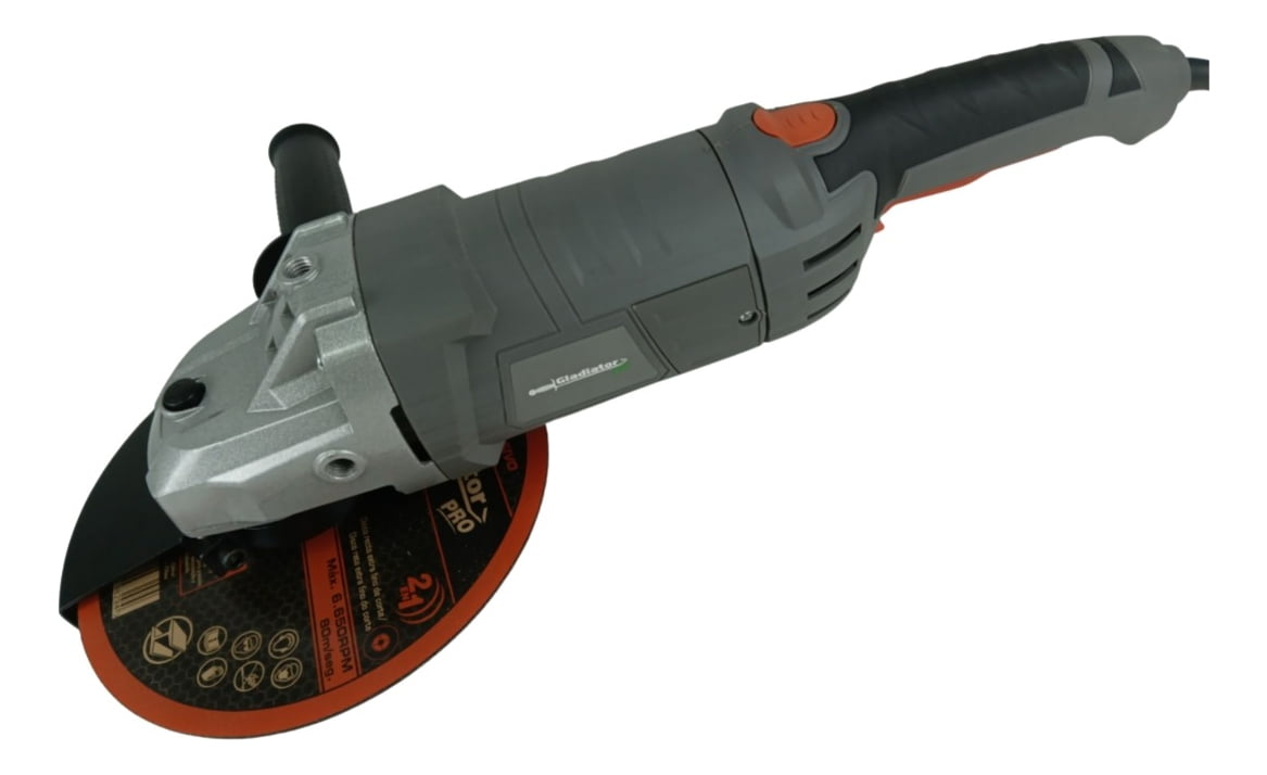 Amoladora Angular Gladiator Pro Aa 823 2300w + Accesorio - Imagen 3