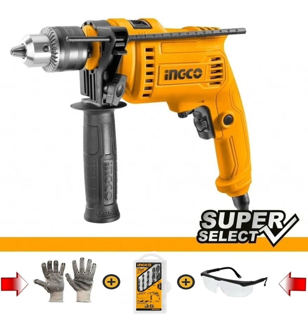 Taladro Percutor 680w Ingco Id6808 Mara Regalo ! - Imagen 3