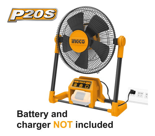 Ventilador A Bateria Litio 20v Y 220v Ingco Mara + Regalo ! - Imagen 4