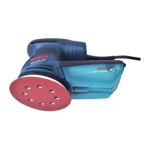 Lijadora Profesional Roto Orbital Bosch Professional Gex 125-1 Ae 06013875d0 Con Sistema Velcro Azul 250w - Imagen 3