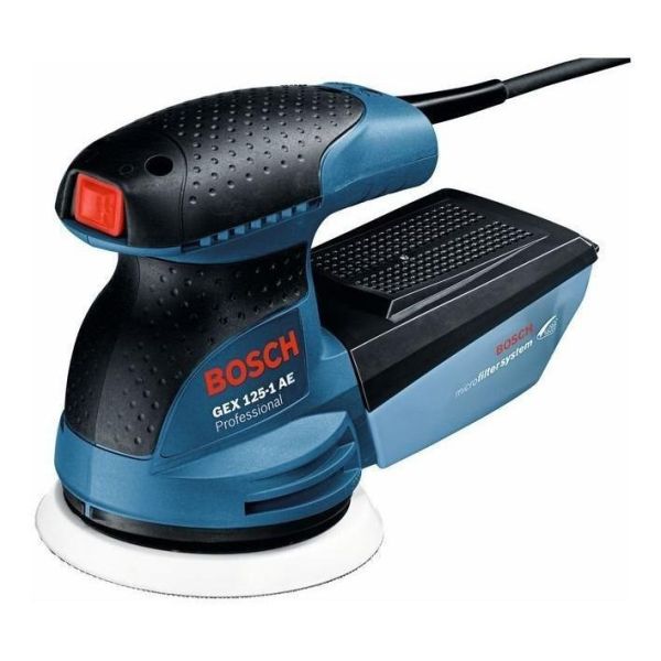 Lijadora Profesional Roto Orbital Bosch Professional Gex 125-1 Ae 06013875d0 Con Sistema Velcro Azul 250w - Imagen 2
