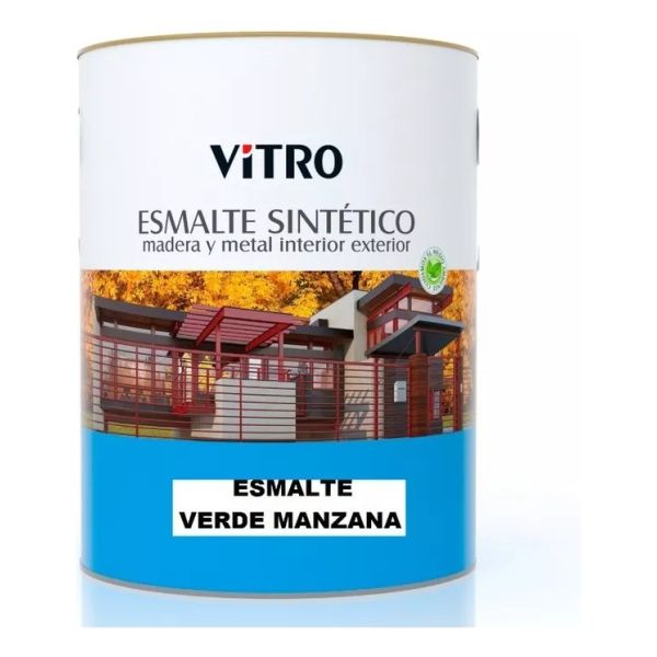 4lts Pintura Esmalte Sintético Brillante Vitro 26 Colores - Imagen 47