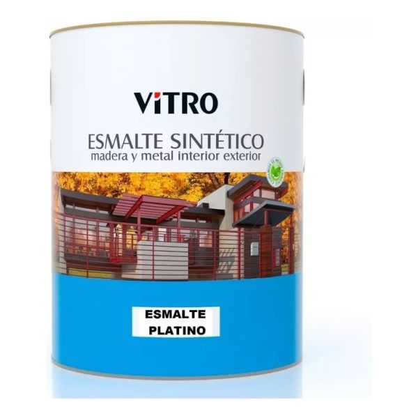 4lts Pintura Esmalte Sintético Brillante Vitro 26 Colores - Imagen 29