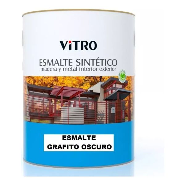 4lts Pintura Esmalte Sintético Brillante Vitro 26 Colores - Imagen 26