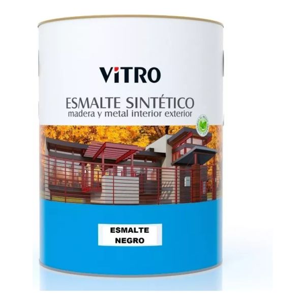 4lts Pintura Esmalte Sintético Brillante Vitro 26 Colores - Imagen 37