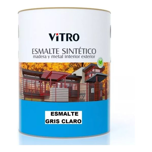 4lts Pintura Esmalte Sintético Brillante Vitro 26 Colores - Imagen 22