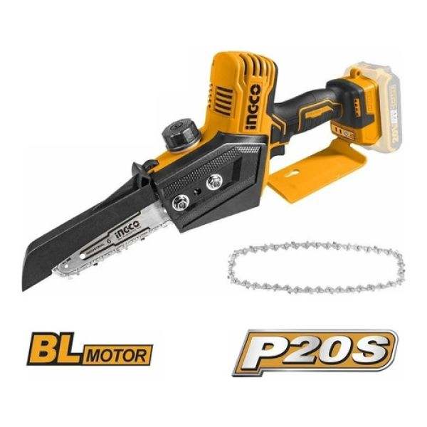 Mini Motosierra A Bateria P20s 20v Ingco Cgsli2068
