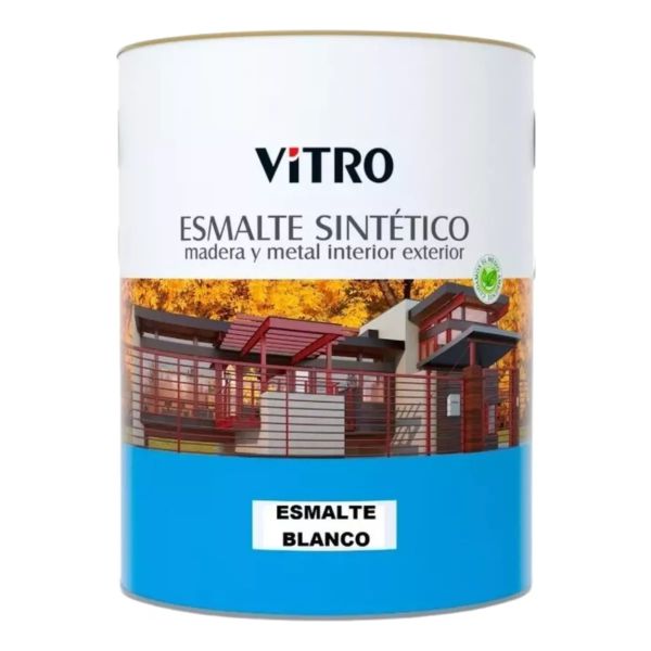 4lts Pintura Esmalte Sintético Brillante Vitro 26 Colores - Imagen 13