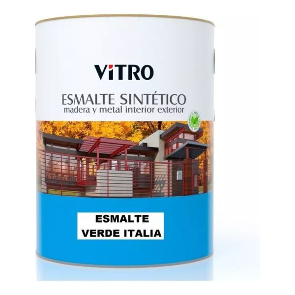 4lts Pintura Esmalte Sintético Brillante Vitro 26 Colores - Imagen 45