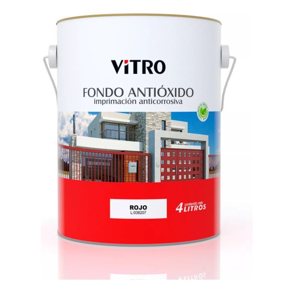Fondo Antióxido Sintético Interior/exterior 4lts Vitro - Imagen 7