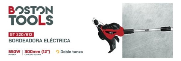 Bordeadora Eléctrica Doble Tanza Boston Tools Gt 220/612 - Imagen 2