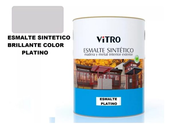 4lts Pintura Esmalte Sintetico Brillante Vitro 26 Colores - Imagen 30
