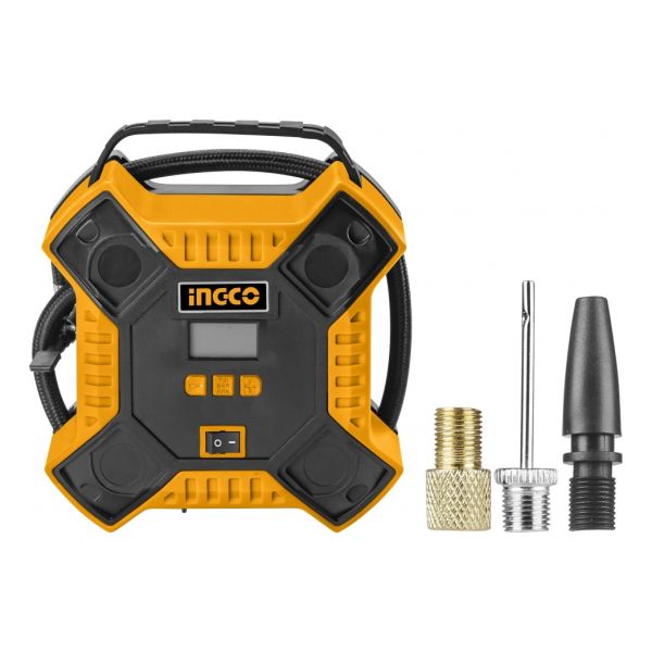 Compresor Inflador 12 Volt Para Auto Ruedas Ingco Aac1601 - Imagen 2