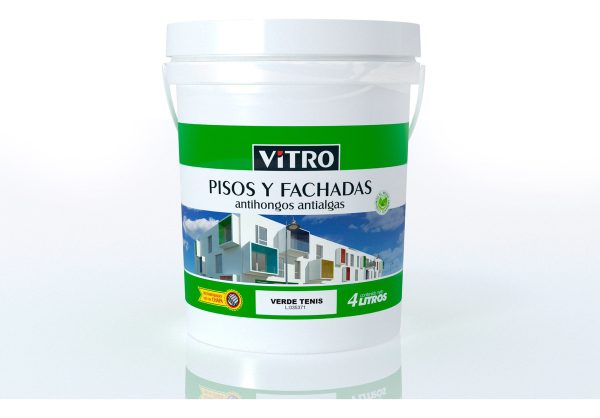 Pintura Para Pisos Vitro 4 Litros Varios Colores - Imagen 14