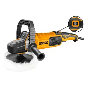 Lustradora Pulidora 7 1400w Con Velocidad Variable Ingco Color Naranja Oscuro