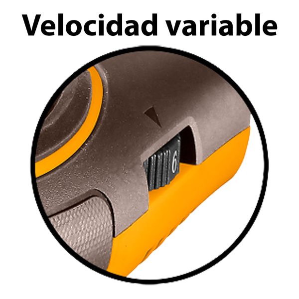 Lijadora Roto Orbital Ingco Rs3216 Velocidad Variable + 5 Li - Imagen 5