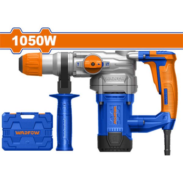 Rotomartillo Wadfow 1050w 4.5j Sds Plus + Maleta Color Azul - Imagen 5