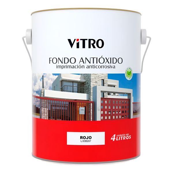 Fondo Antióxido Sintético Interior/exterior 4lts Vitro - Imagen 5