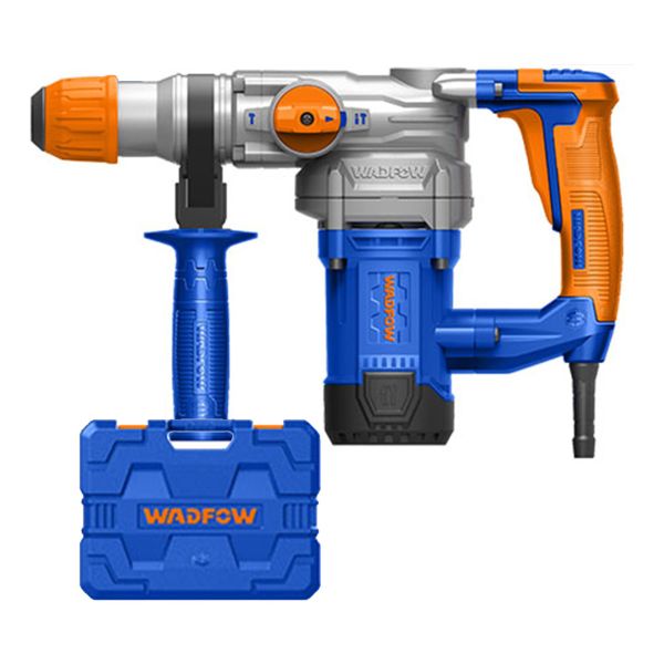 Rotomartillo Wadfow 1050w 4.5j Sds Plus + Maleta Color Azul - Imagen 4