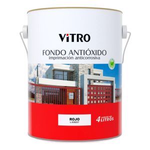 Fondo Antióxido Sintético Interior/exterior 4lts Vitro