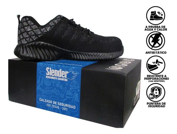 Zapato Champion De Seguridad Punta Plástica Anti Clavo - Imagen 2