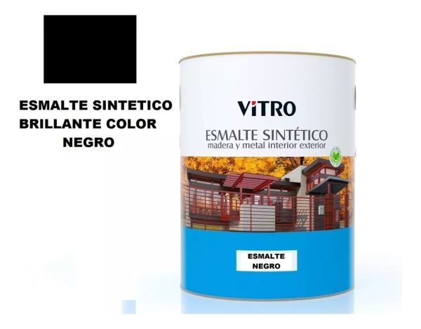 4lts Pintura Esmalte Sintetico Brillante Vitro 26 Colores - Imagen 40