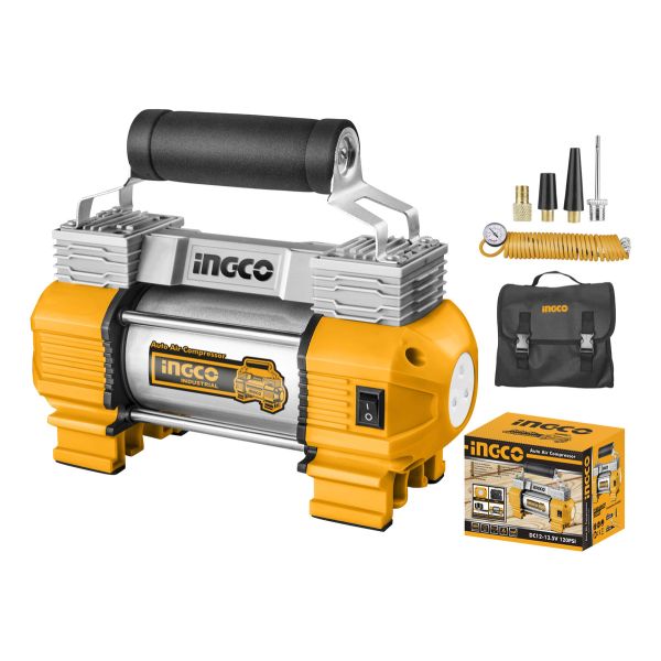 Compresor Auto 12 Volt 18amp Ingco Aac2508 120psi - Imagen 2