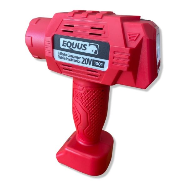 Inflador Compresor Pistola Inalámbrico Equus Equus Color Rojo - Imagen 3