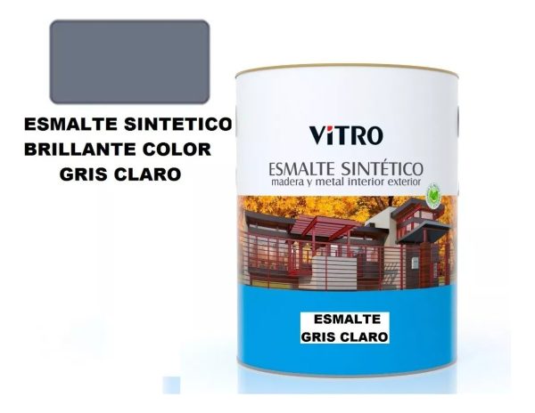 4lts Pintura Esmalte Sintetico Brillante Vitro 26 Colores - Imagen 22