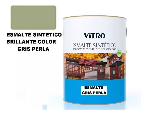 4lts Pintura Esmalte Sintetico Brillante Vitro 26 Colores - Imagen 28