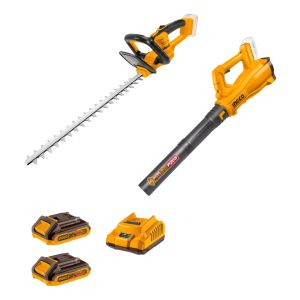 Combo Corta Cerco + Soplador Inalámbrico 20v