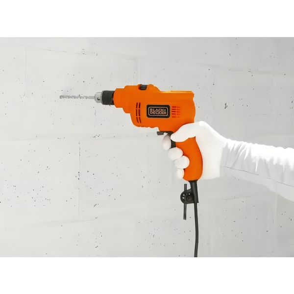 Taladro Percutor Atornillador Eléctrico De 13mm Black+decker Hd555 550w + Accesorio 50hz - Imagen 2