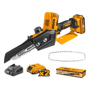 Mini Motosierra 20v C/2 Baterías Y Cargador Ingco - Mara