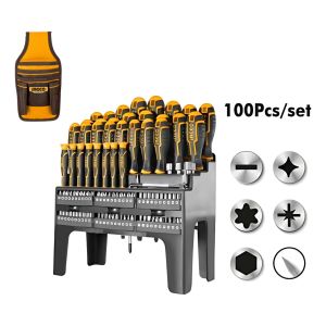 Set X 100 Destornilladores Surtidos Ingco Hksd10028 Mara