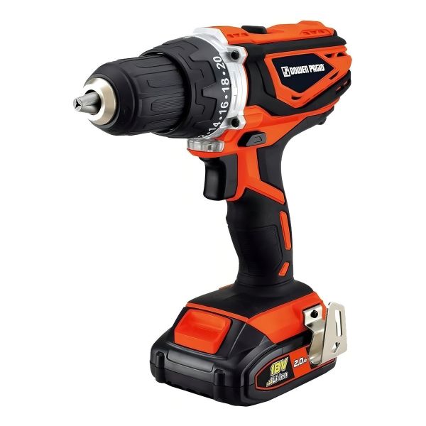 Taladro Atornillador Inalambrico 18v Dowen Pagio Bateria One Color Naranja Frecuencia 50 Hz
