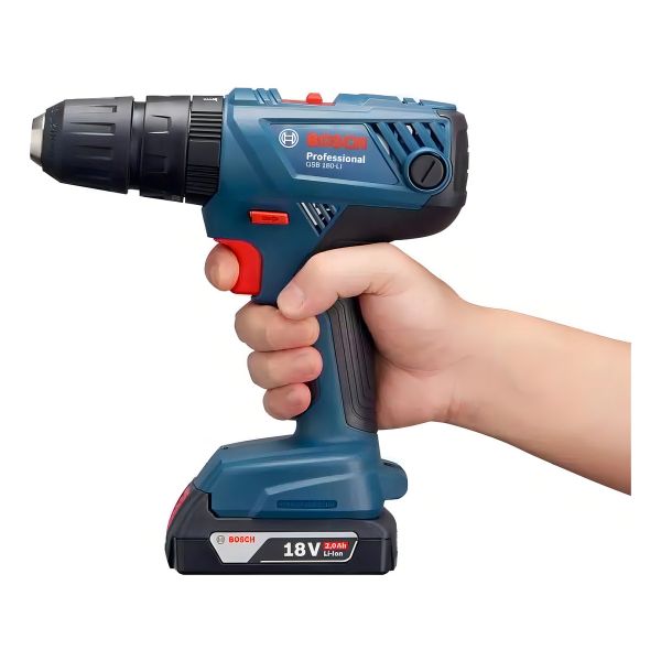 Taladro Atornillador Inalámbrico De 13mm Bosch Gsb 180-li Con Batería 2.0ah, Cargador Y Maletín - Imagen 6