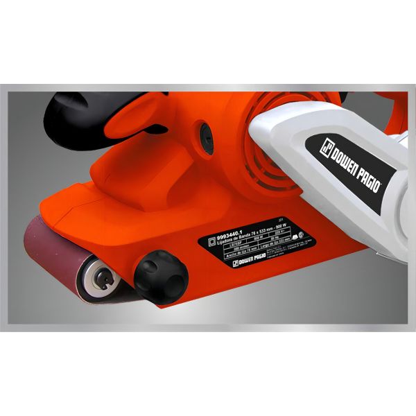 Lijadora De Banda Dowen Pagio Lb76sp Naranja 50hz 900w - Imagen 5