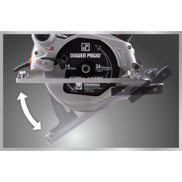 Sierra Circular 185mm Guia Láser 1500w Dowen Pagio 9993624.1 - Imagen 7