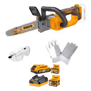 Motosierra 20v 8 PuLG + Bateria +cargador Ingco Cgsli2085