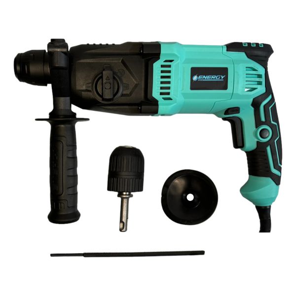 Rotomartillo 800 Watts 24mm 2.5jules Energy Rh24m/220 Color Celeste Frecuencia 50-60hz - Imagen 7