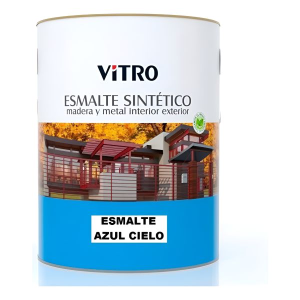 Esmalte Vitro Br 4l Brillante 26 Colores Antihongos - Imagen 9