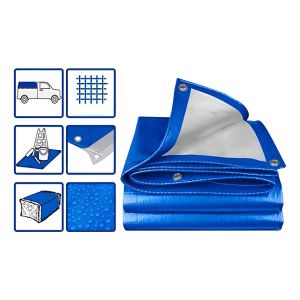 Lona 5x6 Mt Azul 110gr/m2 Wadfow Wtq1856 Mara