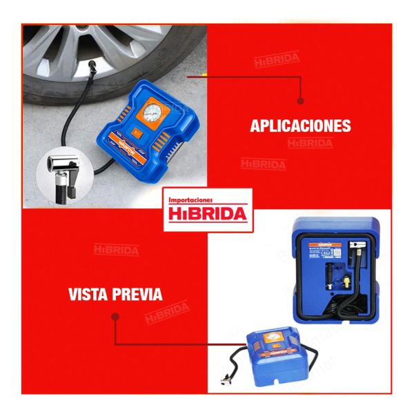Compresor P Auto Wadfow Color Azul - Imagen 5