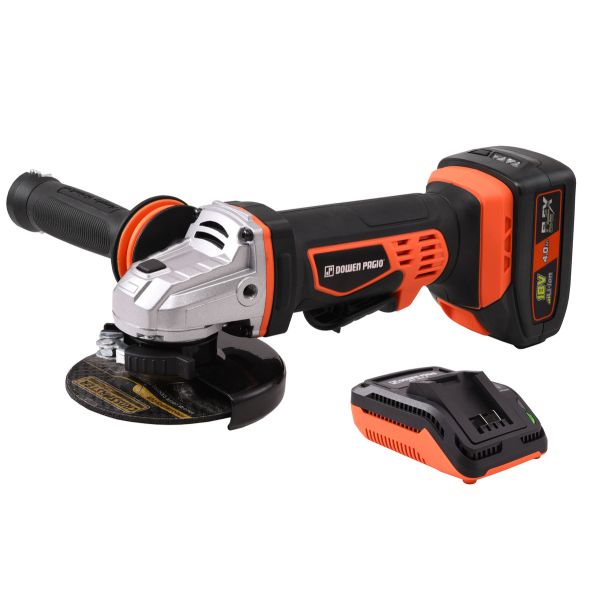 Amoladora 4.5 Pulgadas Batería 18v 4.0ah Dowen Pagio 999318 Color Naranja Frecuencia 50 Hz - Imagen 8