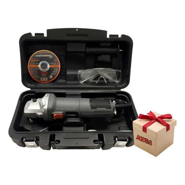 Amoladora Angular Gladiator Pro Aa 615/5 800 w Mara + Regalo