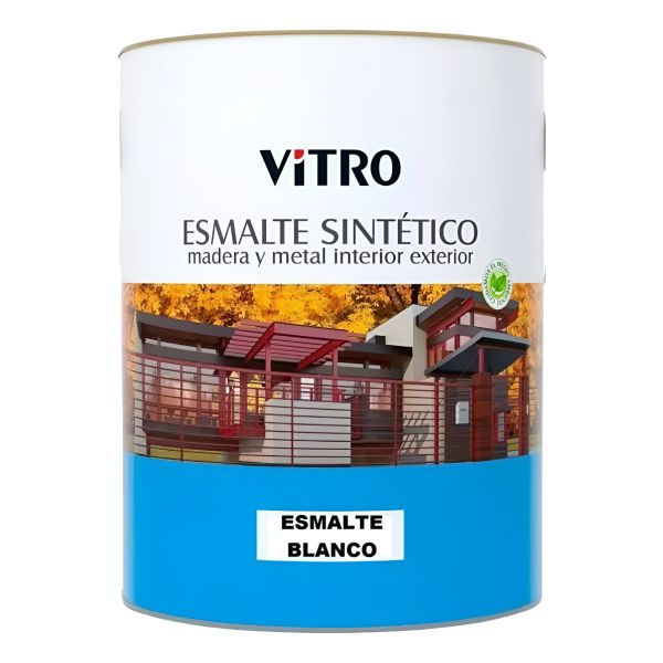 4lts Pintura Esmalte Sintetico Brillante Vitro 26 Colores - Imagen 17