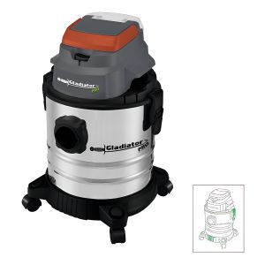 Aspiradora 20 Lts No Incluye Bat Gladiator Pro- A820/18 Color Gris Oscuro