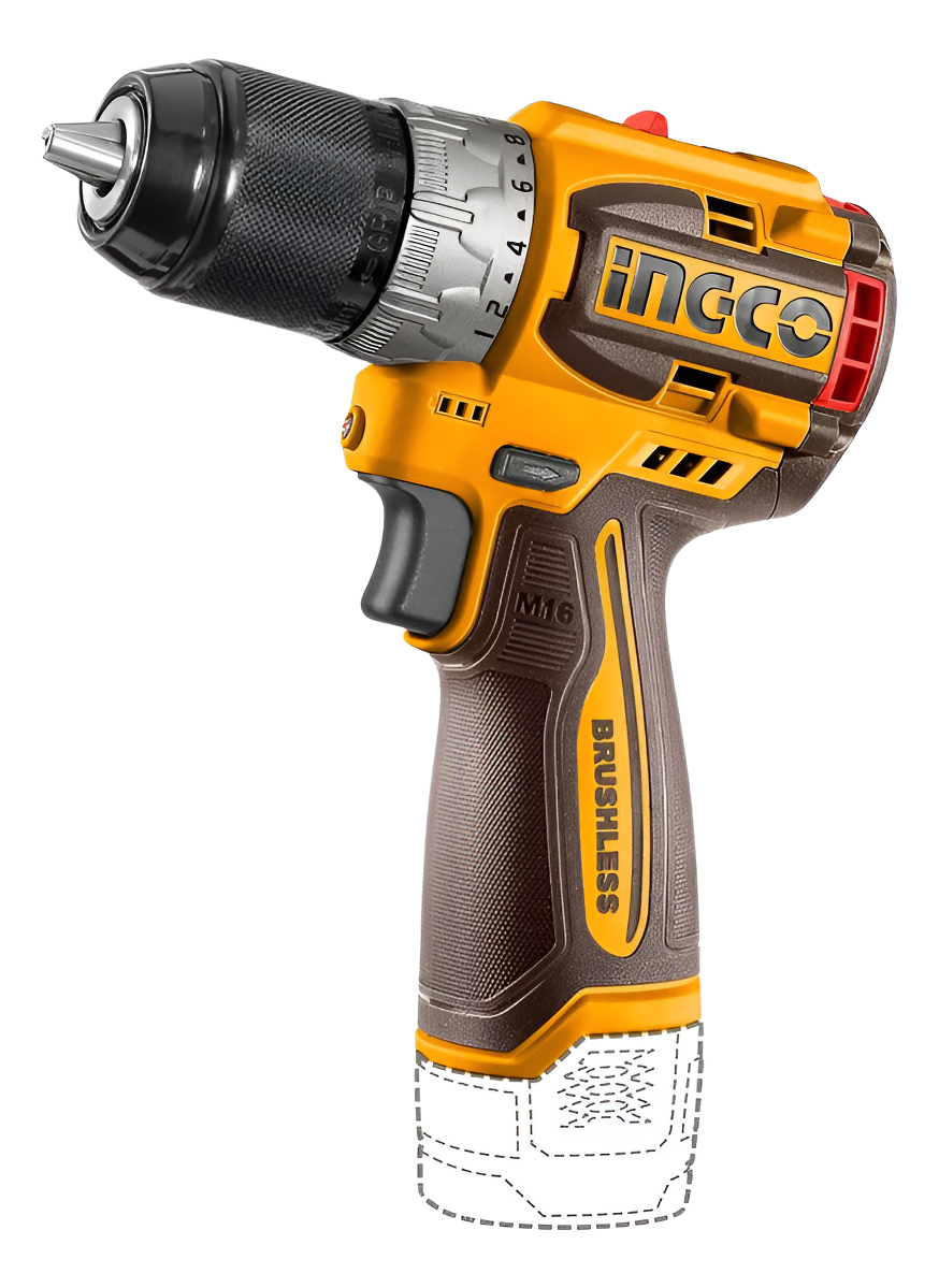 Atornillador Compact 16v C /bat Carg Valija Ingco Cdli16682