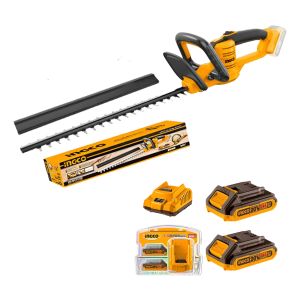 Kit Corta Cerco Chtli200181 + 2 Bat + Carg 20v P20s Ingco