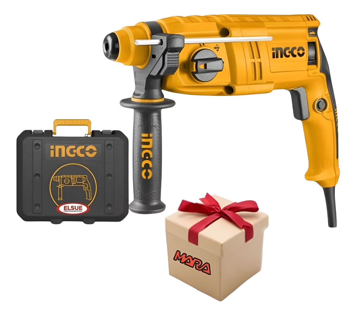 Rotomartillo 650w 1.7j Ingco Rgh6528 Con Maletin + Regalo!